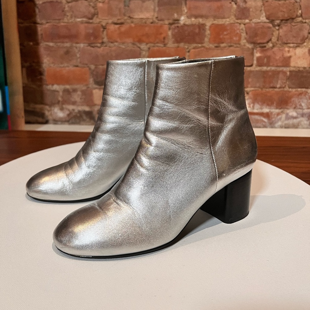 Rag & Bone Silver Boots